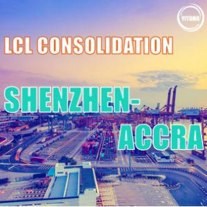 Shenzhen To Accra Ghana LCL International Shipping  Cargo Services Each Mon