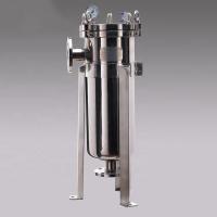 China Single Stainless Steel Water Filter Bag Housing Fast WIth 12 Bar Pressure on sale