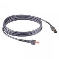 China Barcode USB Scanner Cable , RJ50 Extension Cable 3m 5m Length on sale