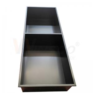 Hairline Finished Stainless Steel Metal Fabrication Black Titanium Hand Wash Tray