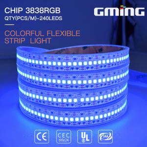 China 3Oz PCB 463nm 240les/m 24W SMD RGB LED Strip Light supplier