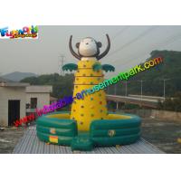 China Customized Inflatable Rock Climbing Wall Sport Climbing Games Outdoor on sale