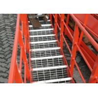 China Expanded Steel Stair Treads Grating , Galvanized Bar Grating Stair Treads on sale