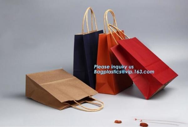 Wholesale custom logo luxury white gold printing coated paper shopping bag for