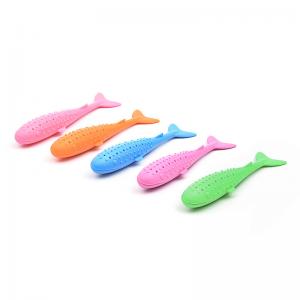Food Grade Pet Play Toys Fish Type Durable Anti - Aging Size 165 * 35mm