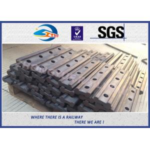 China 4 Holes BS80A Railway Fish Plate Rail Joint Bars steel fish plates With Plain Colors supplier