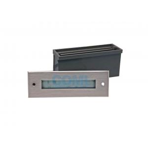 Soft Beam Recessed LED Outdoor Step Lights, Frosted Lens Linear Recessed LED Stair Lights ,