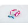 Foldable Earphone Mobile Phone Accessory , Red Monster For Samsung