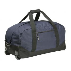 High Density Wheeled Duffle Bag Luggage , Rolling Duffle Bag With Shoulder Strap