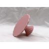 Pink Floral Cake Stand , Custom Size Ceramic Cake Holder For Gift Party /