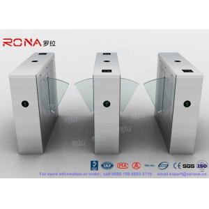 China Stainless Steel Turnstile Barrier Gate Swing Retractable Safety Flap Barrier Gate supplier