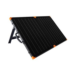 China Monocrystalline Portable Solar Panel Kit Foldable Solar Panel With 2 USB Outputs supplier
