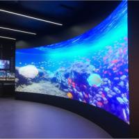 China P6 Flexible LED Screen Display Wall High Resolution Wide Viewing Angle on sale