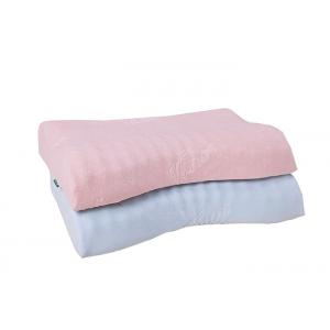 China Customized Cervical Vertebra Memory Foam Massage Pillow White And Blue Color supplier