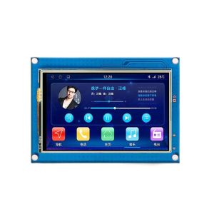 China Custom 3.5 Inch 480X320 Resistance Uart Touch Screen 250 Cd/M2 Driver IC ILI9486 wholesale