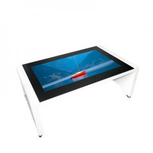 65Inch LCD Smart Touch Screen Coffee Table 240V Multi Points 16.7m Color