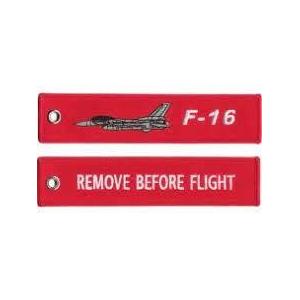Custom Remove Before Flight Keychain Extremely Durable Embroidered Key Tags