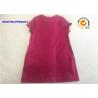 Crew Neck Baby T Shirt Dress Short Sleeve 100% Cotton Slub Jersey SGS Certified