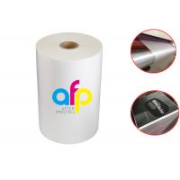 China Double Side Corona Treated Thermal Laminate Roll , Spot UV Varnish Thermal Film on sale