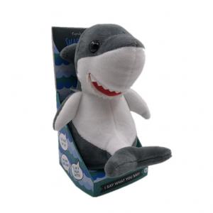 17cm 6,69" peluche de enregistrement Toy Shark Stuffed Animals et jouets ROHS de peluche