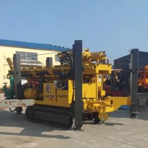 China diesel Gl400s 400m Water Well Drilling Rig Machine Dth Hydraulic Steel Track Chassis supplier