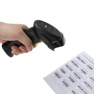 China Portable Laser Wired Handheld Barcode Scanner USB RS232 With Adjustable Stand supplier