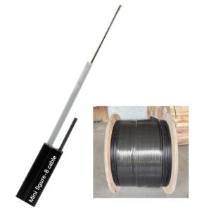 China Mini Figure 8 Cable Self-Supporting Fiber Optic Cable 24 Core Figure 8 Steel Armored GYXTC8S wholesale