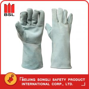SLG-SMT-22 goat split leather welding gloves