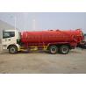 Diesel 12CMB Euro 4 Gearbox 190HP Sewer Suction Truck