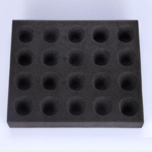 China Lightweight Recyclable EPE Foam Box , Black High Density Foam Molding supplier