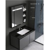 China Aluminum Carbon Fiber Wall Hung Wash Basin Cabinet wall mounted wash basin with cabinet on sale