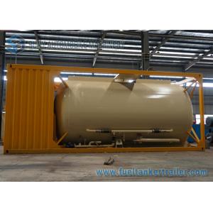 China Professional Horizontal Cement Tank Container 20FT Dry Bulk Tanker GB/T16563-1996 supplier