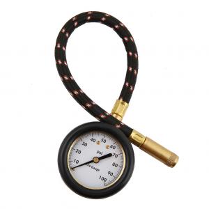 EN837-1 Truck Tire Pressure Gauge 100 Psi Radial Car Pressure Gauge