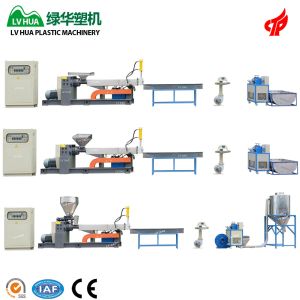 Bottle Flakes Plastic Granulator Machine 45kw Motor 120mm Screw Diameter