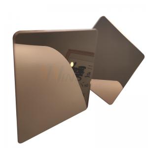 China ASTM A240 Grade 201 304 316 Red Copper Stainless Steel Cold Rolled Sheet Mirror Finish supplier