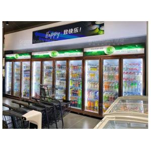 China 1000L Stand Back Bar Cooler Upright Display Refrigerator Adjustable Shelf For Beer Drink Cold supplier
