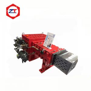 China Twin Screw Machine Speed Reducer Gearbox , Red Industrial Planetary Gearbox Masterbatch Manufacturing Machine supplier