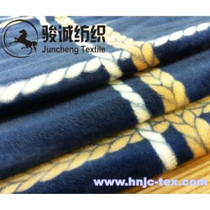 100% Polyester Double Sides Printed Flannel Blanket Fabric Coral Fleece for apparel/bed