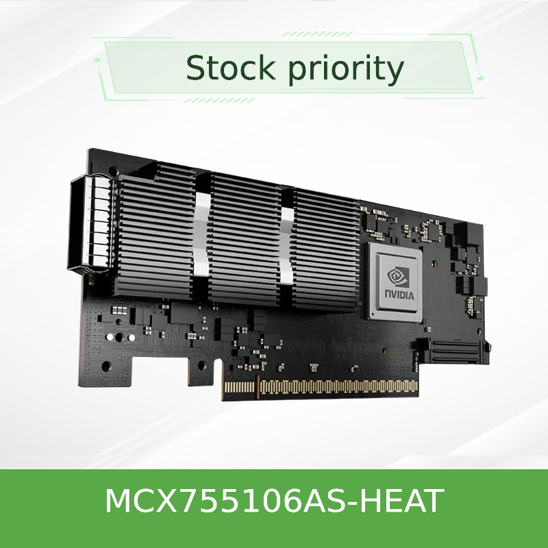 China Nvidia ConnectX-7 MCX755106AS-HEAT Network Card with PCIe Gen5 OSFP56 Interface and Hardware-Accelerated RDMA wholesale