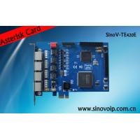 China SinoV-TE420P 4 E1 pci asterisk card on sale