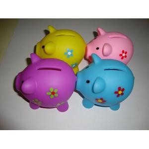 China Childrens Money Boxes Piggy Banks , Pig Money Box For Saving Notes supplier