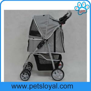 China Manufacturer High Quality Collapsible Pet Trolley Dog Stroller supplier