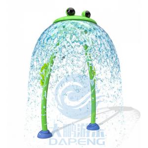 Kids Water Splash Pad SS 304 Frog Waterfall Fountain For Swimming Pools