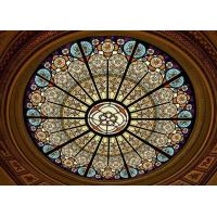 China Custom Pattern Stained Glass Panels Textured Surface For Cathedral on sale