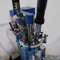China Laboratory Equipment High Shear Mixer Reactor Lab Homogenizer Glass Kettle Lab Mixing Vacuum Emulsifier 220V on sale