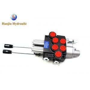 Hydraulic Control Solenoid Valve Two Spool Hydraulic Valve 40 Liters With Single Float Detent