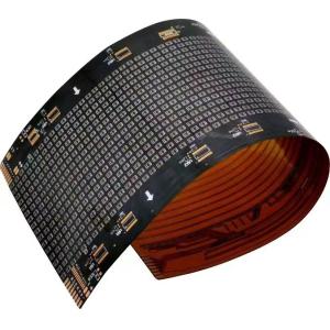 China Dispaly FPCB intégré avec dispaly OLED IC avec circuit intégré embarqué Double couche LED Display Circuit Board LED Flexible Display Screen FPC SMT supplier