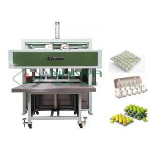 Auto Reciprocating Egg Tray / Pulp Molding Egg Carton Machine 1000pcs/H