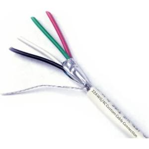China 22 AWG 4 Cabo pleno blindado com condutor para segurança/alarme/controle de acesso wholesale