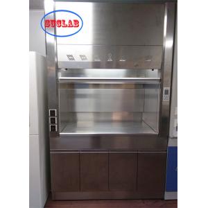 Lab Furniture Ducted Fume Hood Ventilation Cupboard With Scrubber Tank Systems And Visual Alarms and LED Light